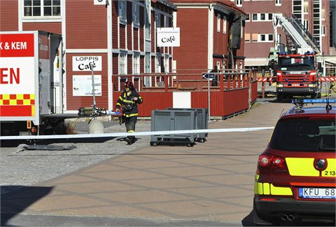 K-märkt hus brann i Örnsköldsvik