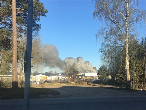 Brand vid Rejmes i Örebro