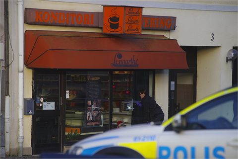 Skottlossning mot café i Karlskrona