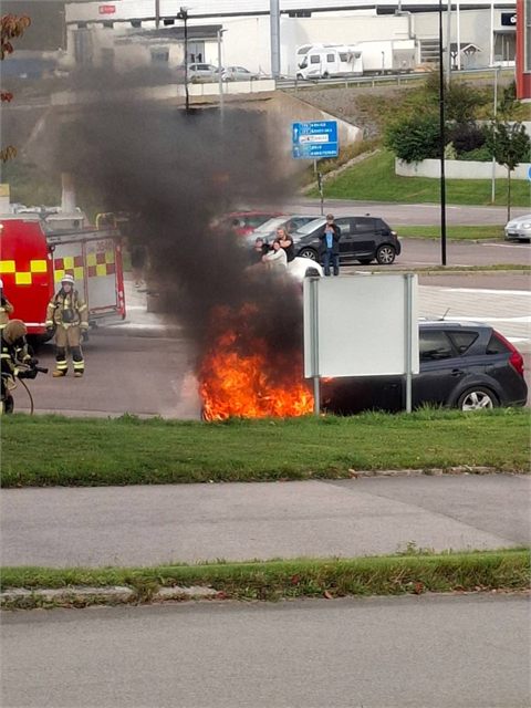 Bilbrand i Årjäng
