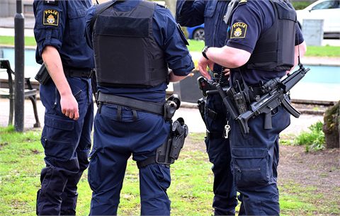 Man skjuten i Kalmar - stor polisinsats