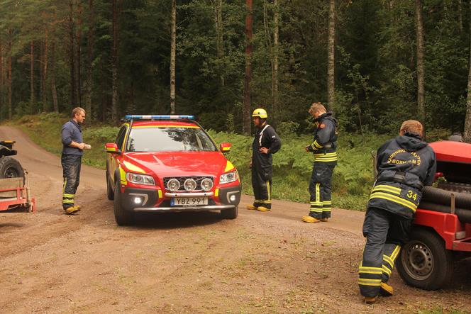 Befarad skogsbrand utanfr Boxholm