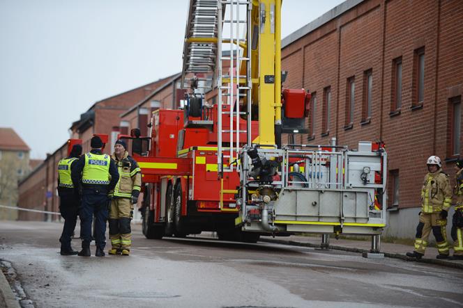 Sveriges radio fick utrymma vid brand