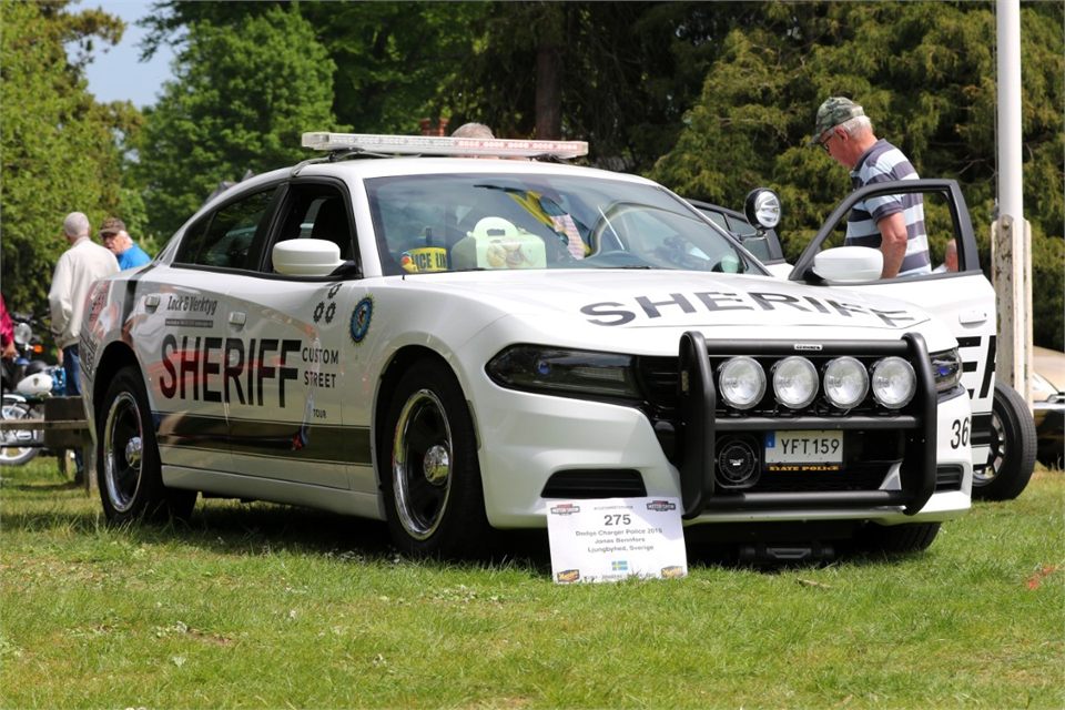 Räddningstjänst och sheriff på Klippan Classic Extern