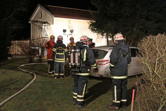 Brand i kllare p land