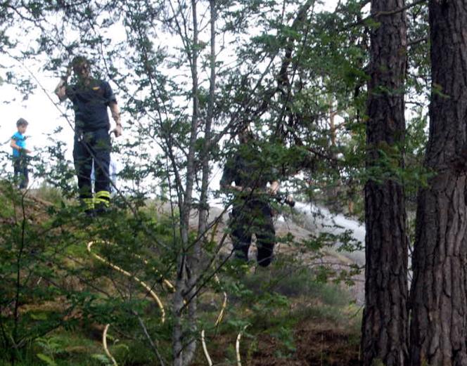 Rddningstjnsten slckte gldbrand i Nykping