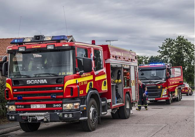 Hedemora: Mindre byggnad brann i Mullbacken