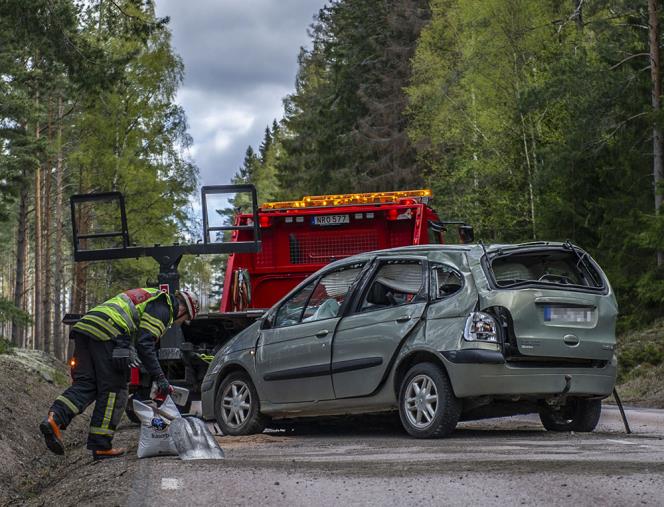 Singelolycka utanfr Hedemora