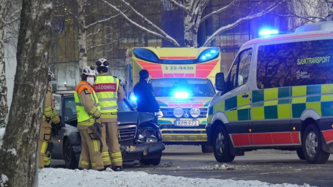 Trafikolycka i centrala Arvika