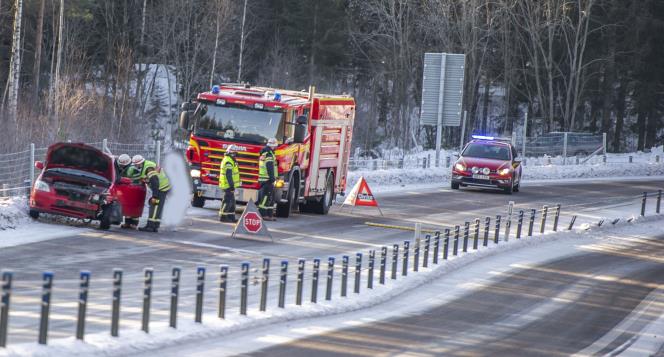Singelolycka p riksvg 68