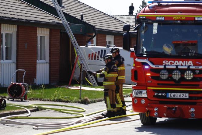 Brand i villa i Enkping