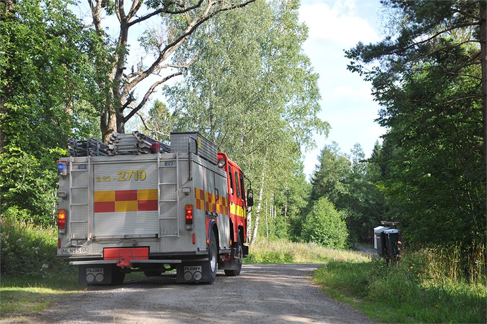 Skogsbrand utanför Värmlands Nysäter
