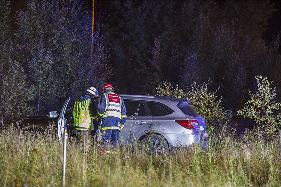 Två till sjukhus efter trafikolycka nära Säter
