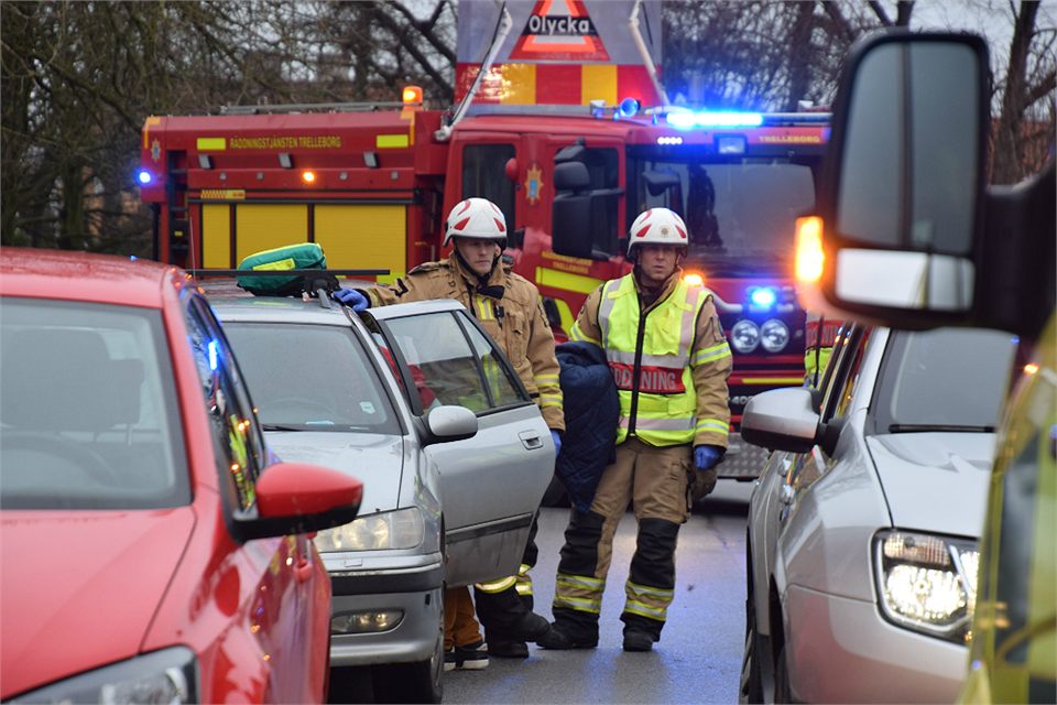 Liten pojke påkörd av bil i Trelleborg